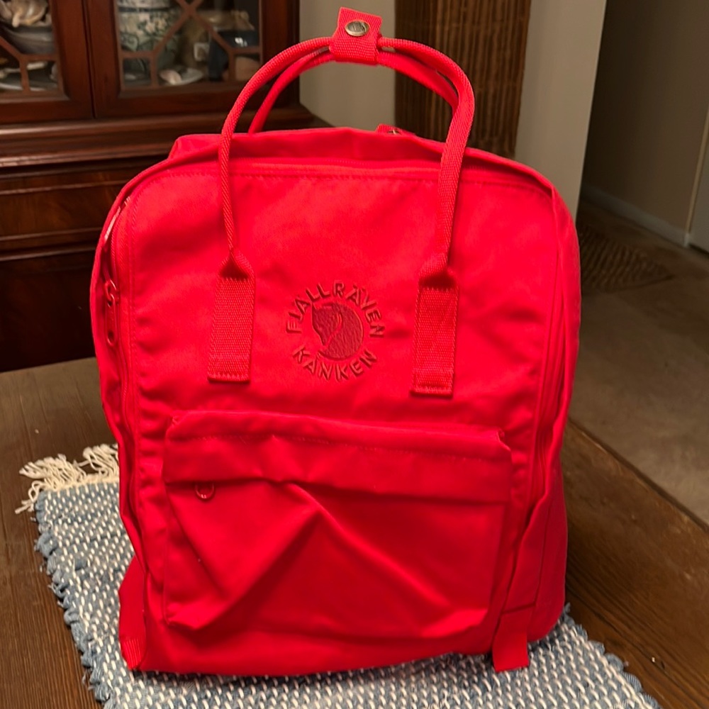 Fjallraven Re-Kanken 16L water-resistant backpack